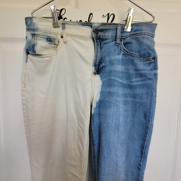 Old Navy 90s The Power Jean Perfect‎ Straight Ankle Bleached Leg Women's Size 8 - Picture 2 of 15